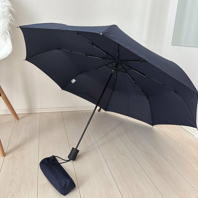 傘を開いた様子