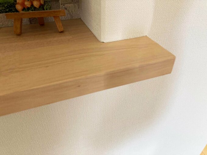 ニッチはホコリがたまる