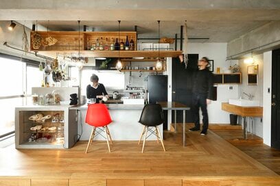 【マンションリノベ事例】全部DIYでできる！夫婦で作った「男前インテリア」な家