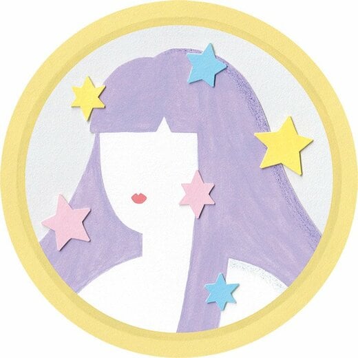 六白金星タイプのイラスト