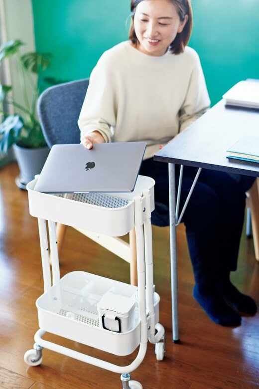 キャスター付きワゴン