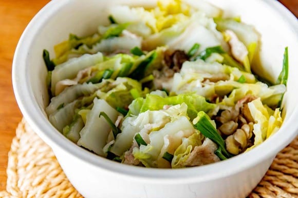 白菜の重ね蒸し