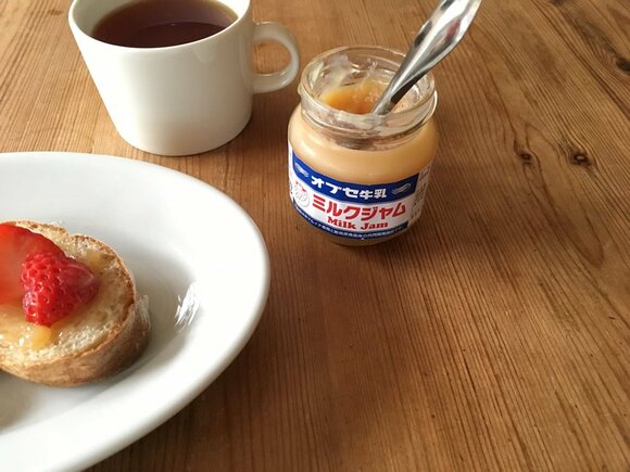 「オブセ牛乳」のミルクジャム