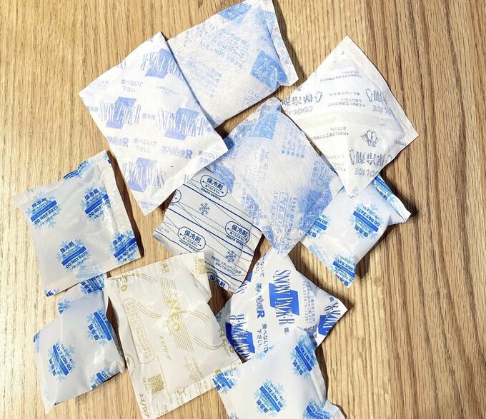 いつの間にか増えた保冷剤