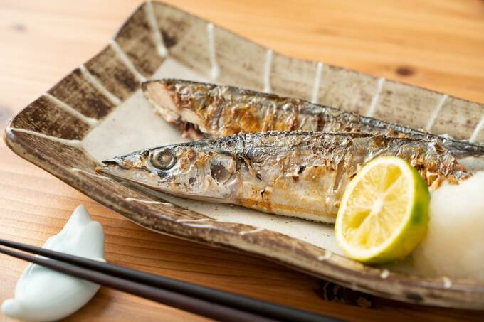 サンマの塩焼き