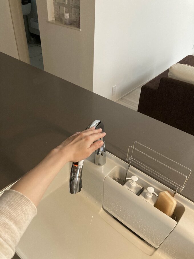 キッチンのタッチレス水栓