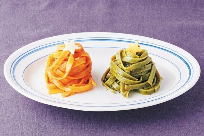 クリスマスツリーパスタ