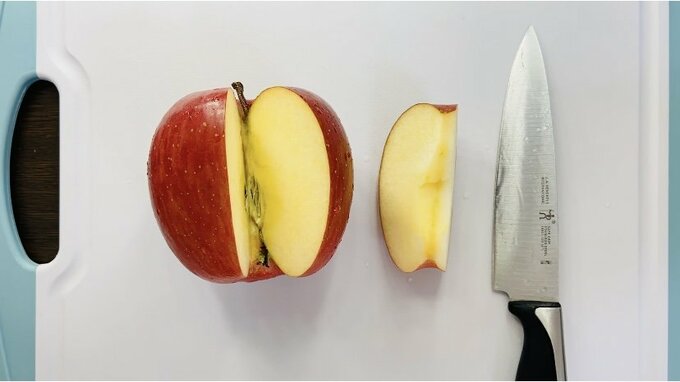 お弁当のリンゴがおしゃれに大変身 2分でできる簡単飾り切り Esseonline エッセ オンライン