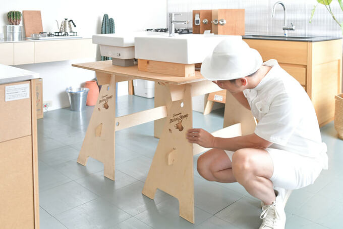 作業台　リノベーション