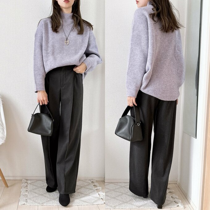 ワイドパンツ合わせ