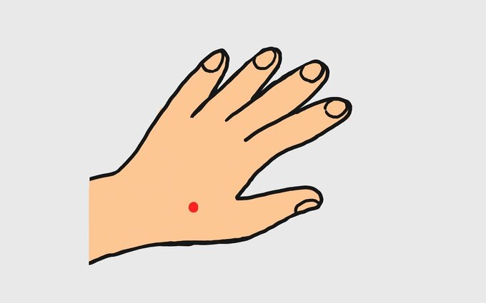 「合谷」のツボ