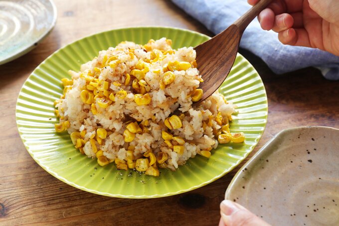 トウモロコシのピラフ