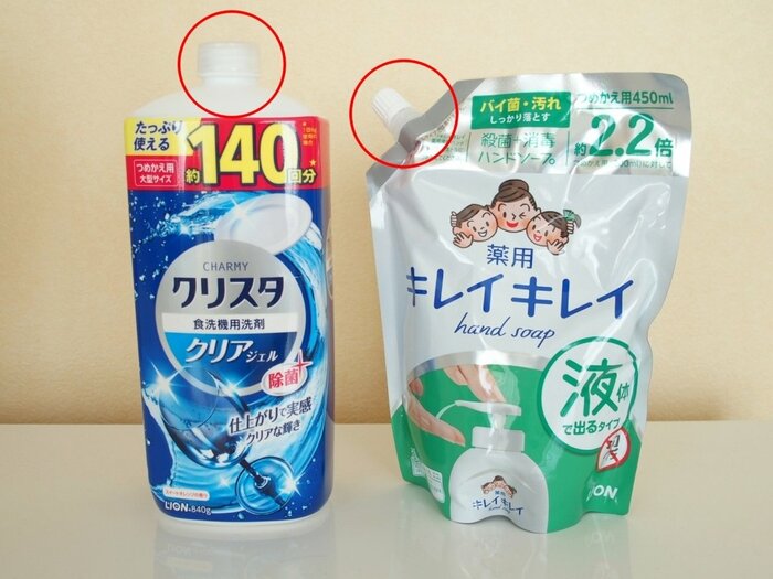 面倒な洗剤やシャンプーの詰め替え。サイズや容器の選び方でグッとラク ...