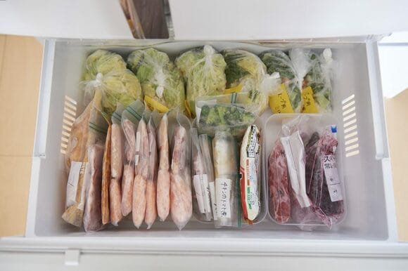 保存にはポリ袋を使用