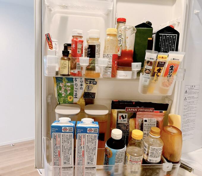 冷蔵庫の調味料