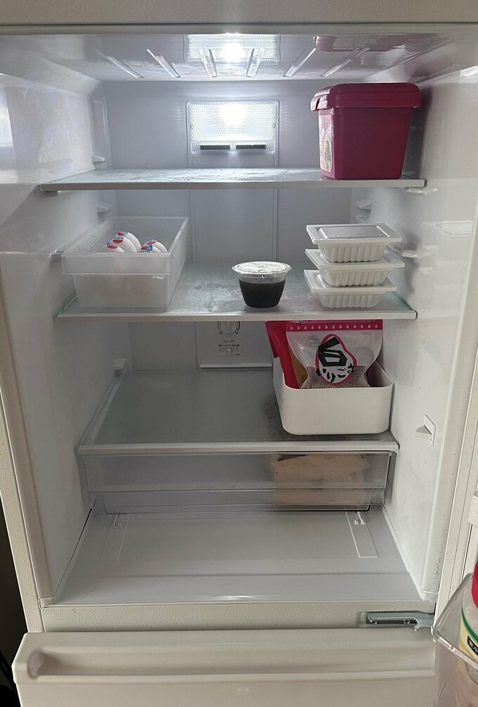 れいぞうこのなかみ