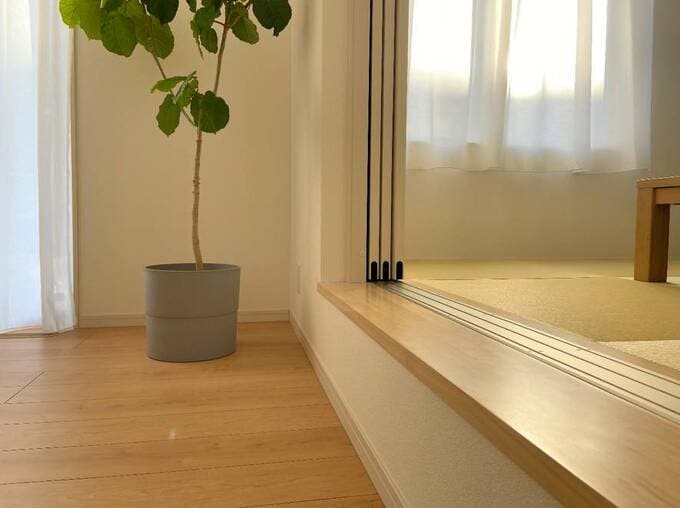 小上がりにした和室