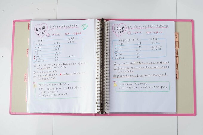 レシピファイル