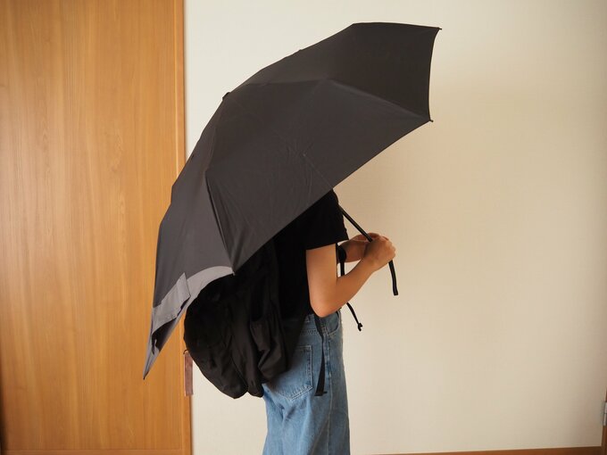 hands+のバックパックを守れる折傘