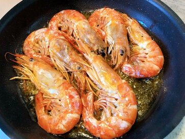 コストコのオイルで、ハワイで食べたエビの味を再現