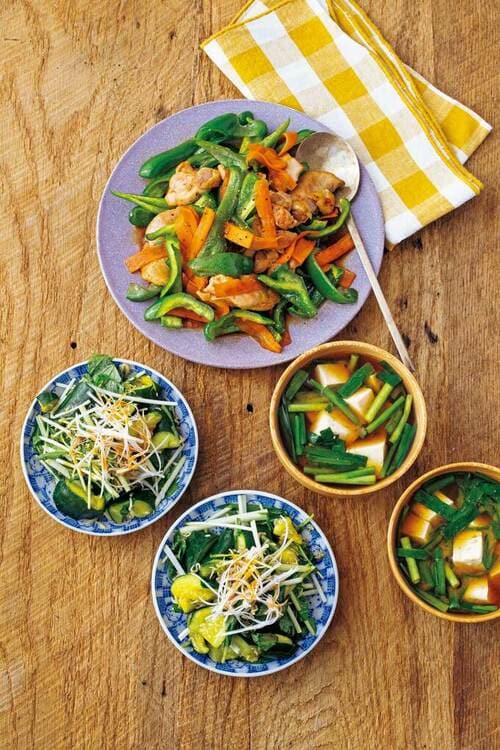 鶏とピーマンとニンジンのオイスターソース炒め