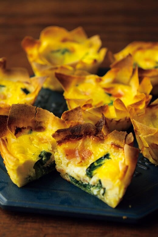 春巻きの皮でつくるミニキッシュ