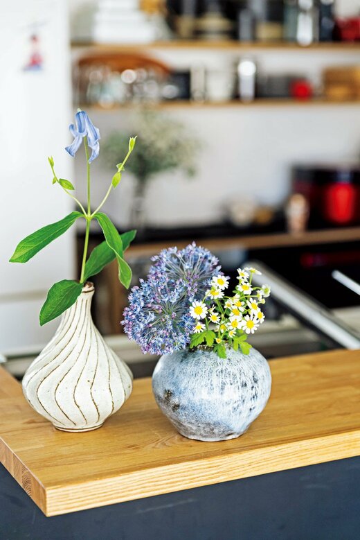 花瓶に生けられた花