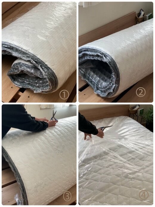 ベッドマットを開封