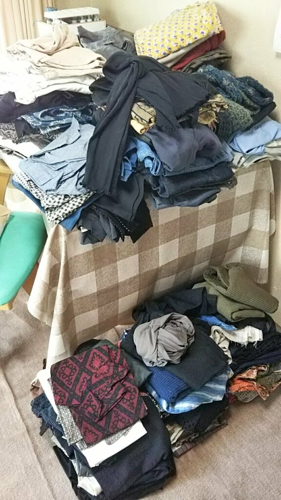 大量の服