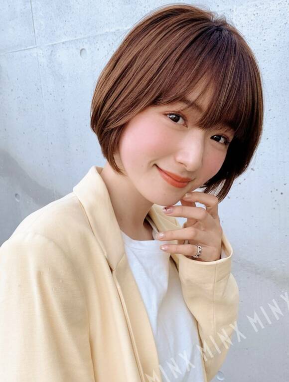 ほんのりキュートめショートヘア