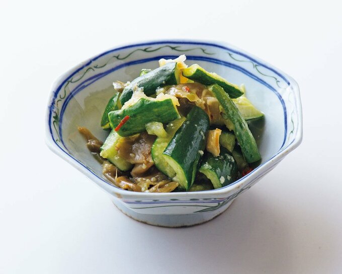 キュウリの中華風浅漬け