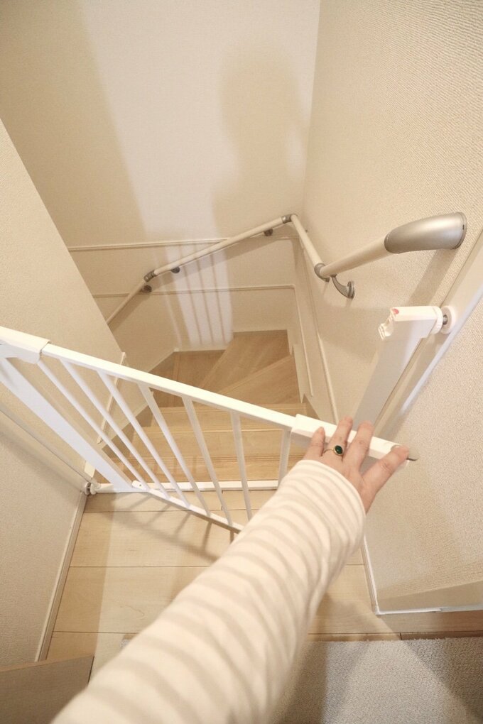 ゲートを開けたところ
