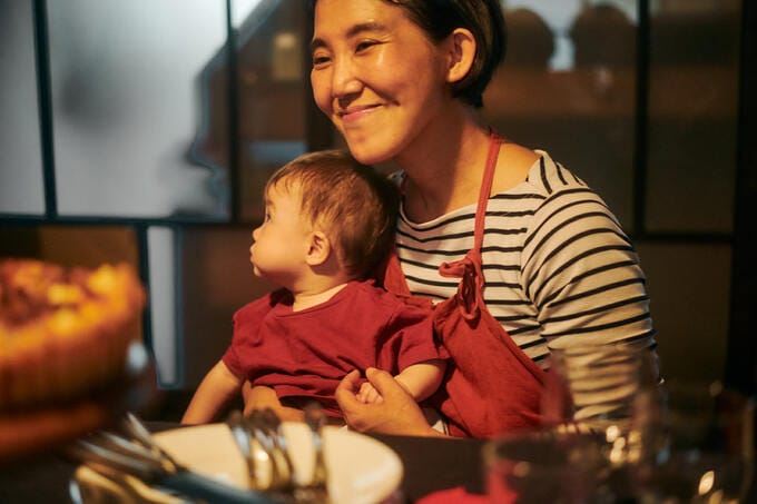 志麻さんと息子さん