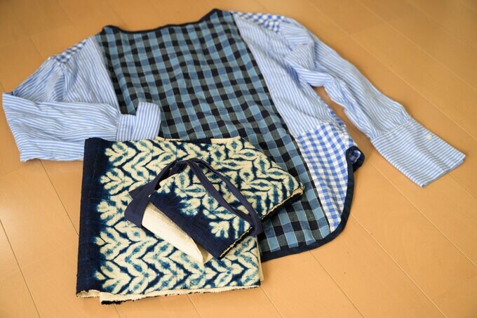 帯の柄を活かしたリメイクアイテム