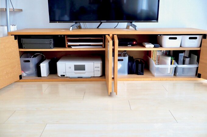 テレビ下収納