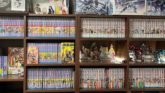 夫は趣味のものがたくさん