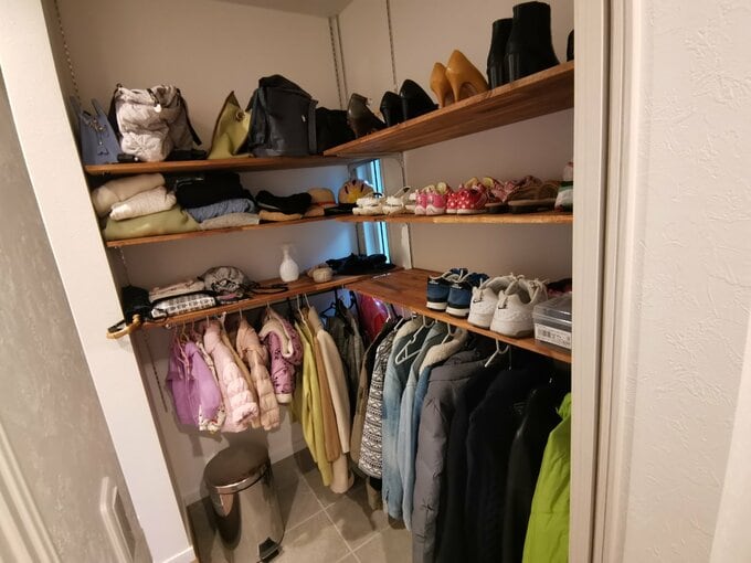 玄関収納内のゲタ箱