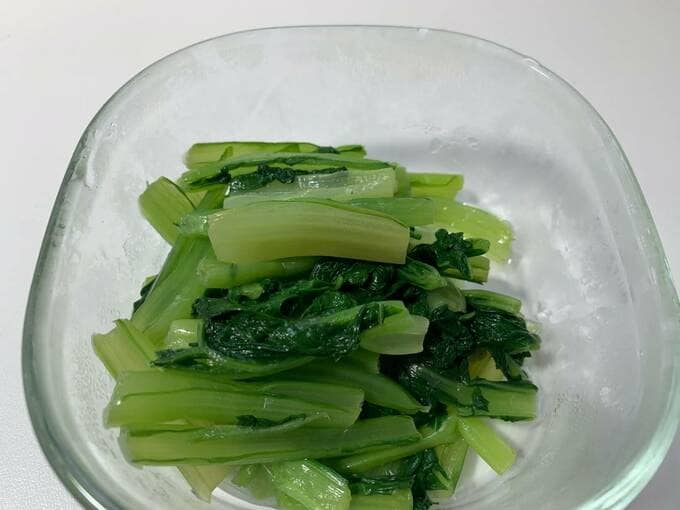 ゆでた野菜