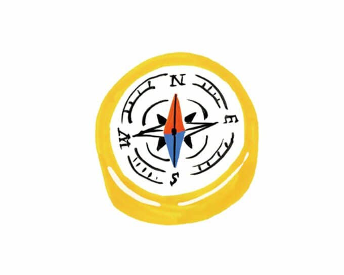 羅針盤のイラスト