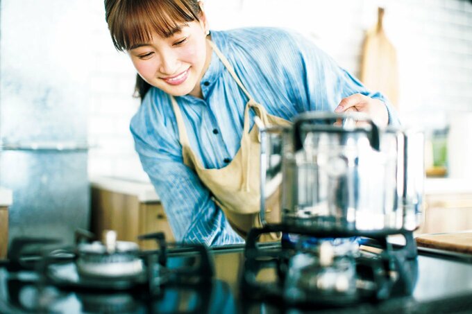 鍋を準備する画像