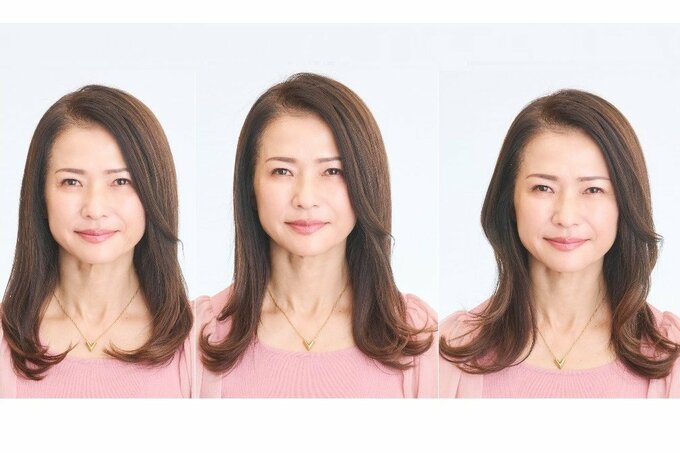 髪型3つの比較