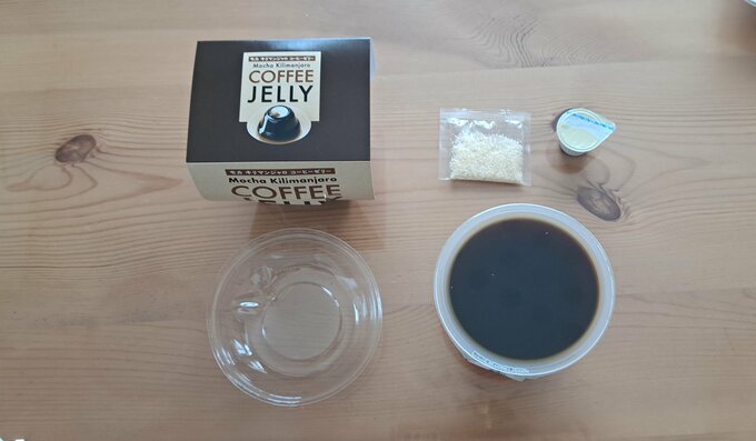 コーヒーゼリーの内容物