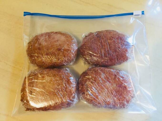 ジップロックに入れる