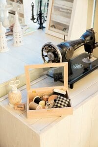 コレクションケースをコンパクトな裁縫箱に