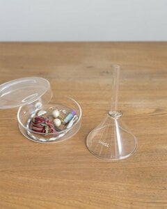 シャーレ、ロートにピアスやリングを