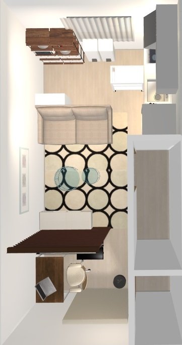 キッチンと同じ高さの作業台になるワゴンを提案