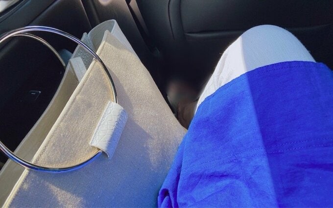 バッグの重さが妙に苦痛