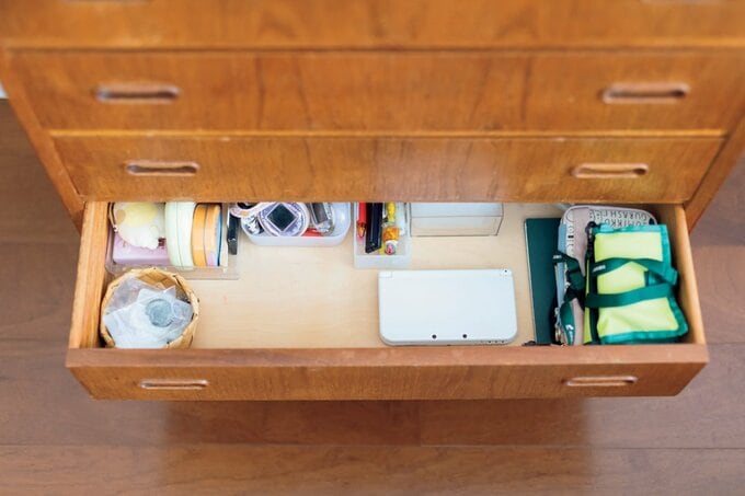 チェストの下段収納