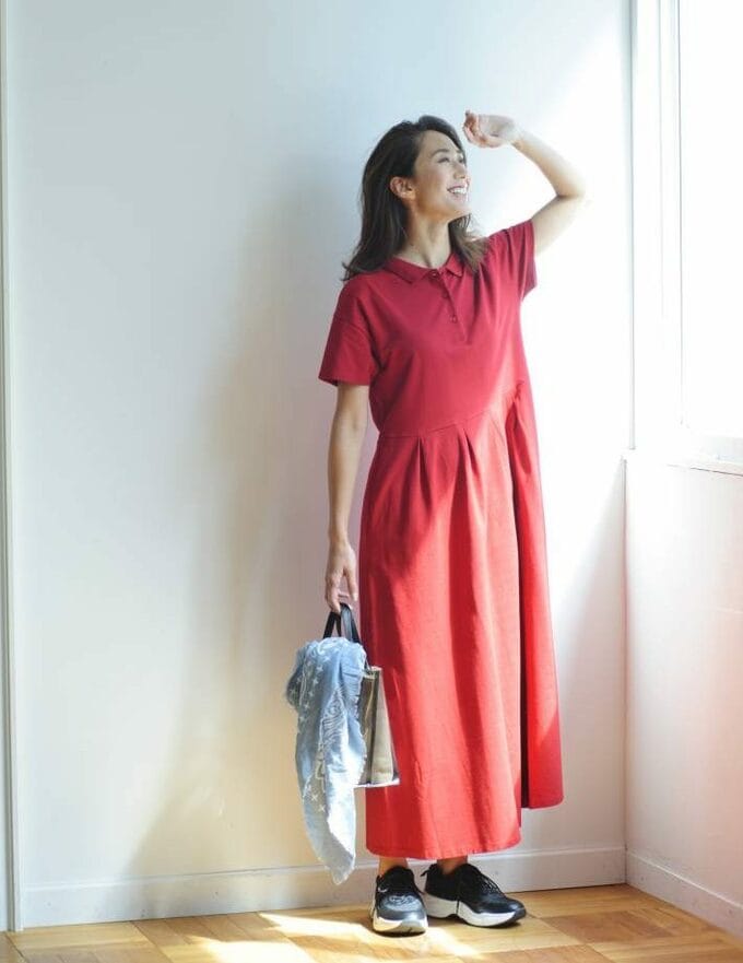 GUの“ダッドスニーカー”は基本色の黒がおすすめ