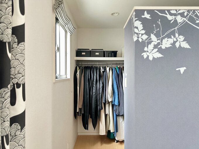 大木さん宅のクローゼット